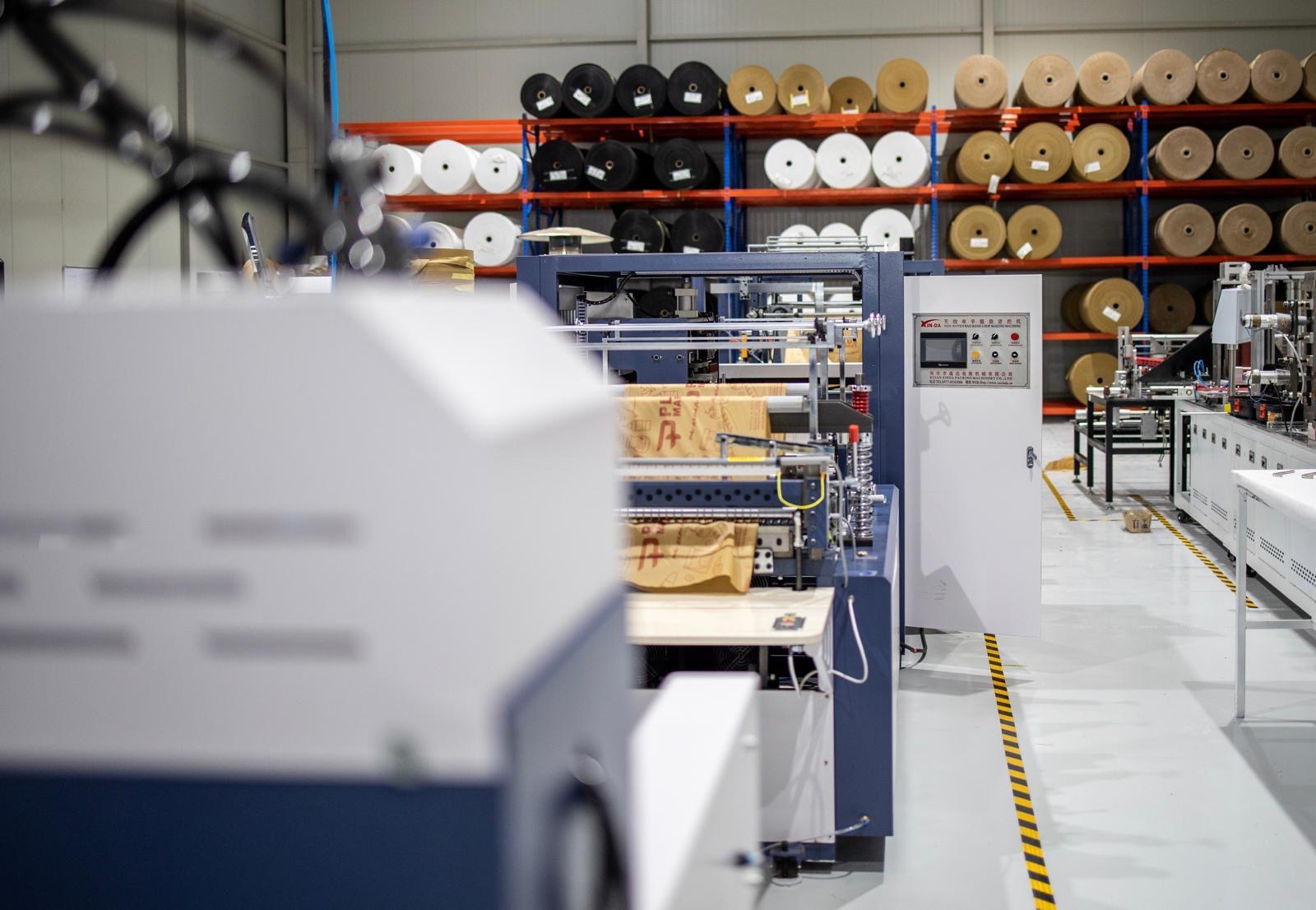 Production floor at Kobags in Kosova